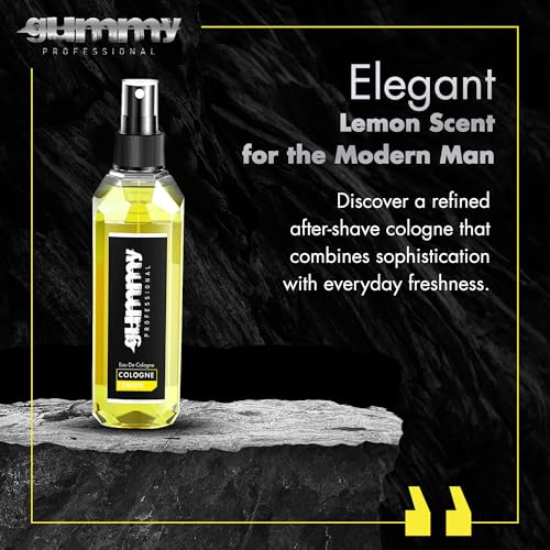 Gummy Lemon Eau de Cologne 400ML - Refreshing Aftershave Spray