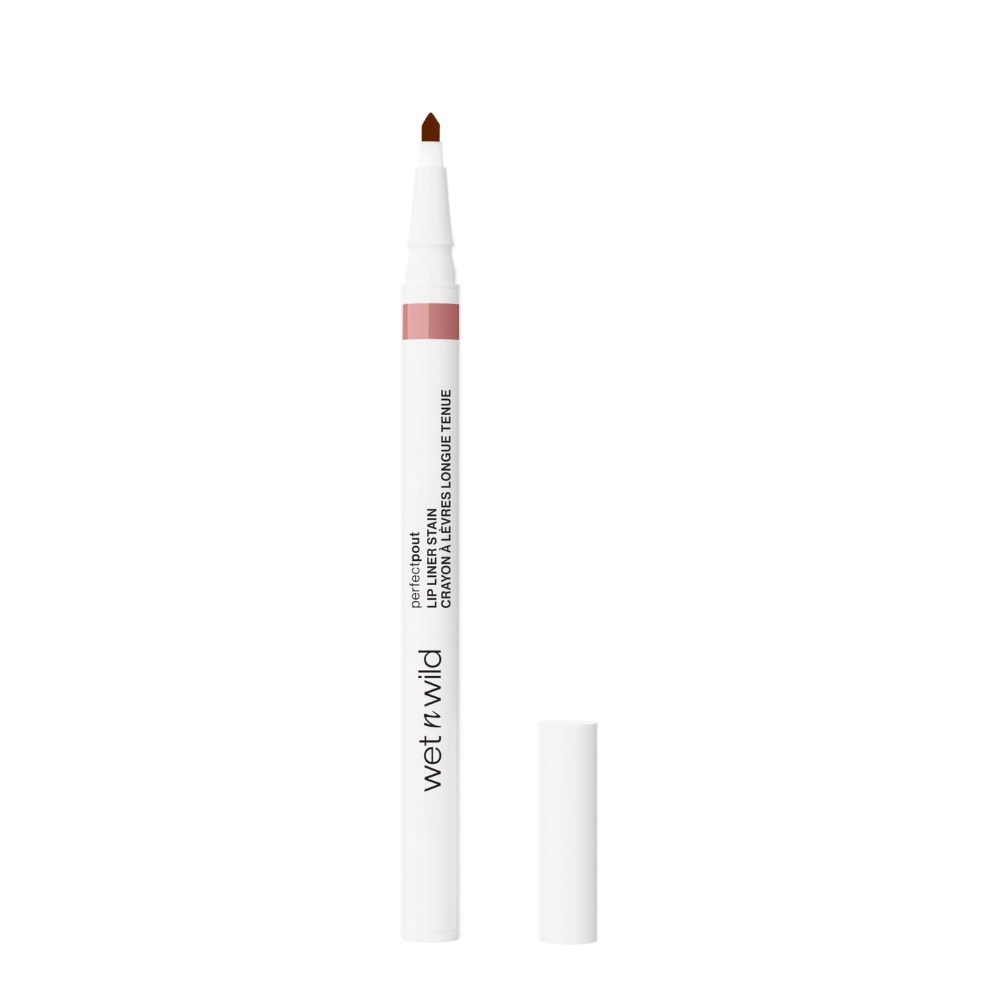 wet n wild Perfect Pout Lip Liner Stain, Long-Lasting Transfer-Proof Formula with Blade-Like Applicator for Precision & Full Lip Coverage, Vegan & Cruelty-Free - Nude Tights
