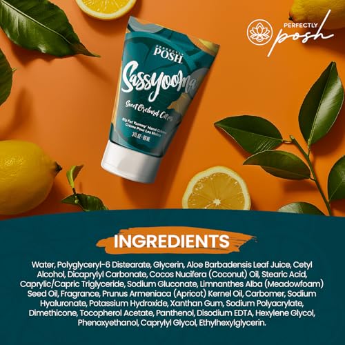 Perfectly Posh Sassyooma Citrus Hand Crème - Moisturizing Hand Cream 89ml