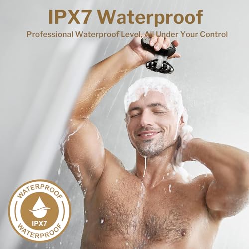 Head Shavers for Bald Men: 5-in-1 Electric Razor with 7D Floating Blades - IPX7 Waterproof Grooming Kit, Detachable Magnetic Head, 90-Min Wet Dry Gifts for Father's Day