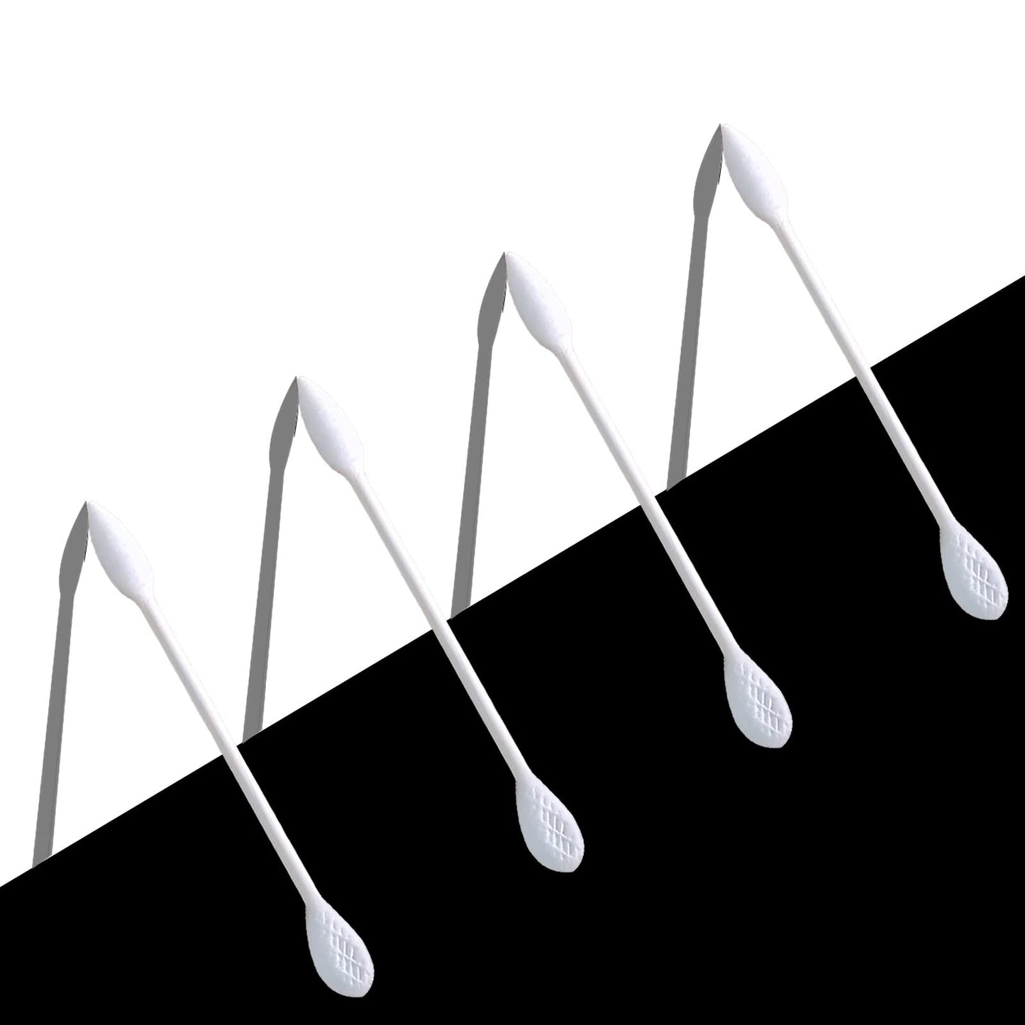 Precision Makeup Cotton Swabs, Double-Ended XL Cotton Buds with Pointed and Flat Tips,Extra Large Cotton Tips Applicator,Excellent Beauty Tools for Effective Makeup and Personal Care,375pcs