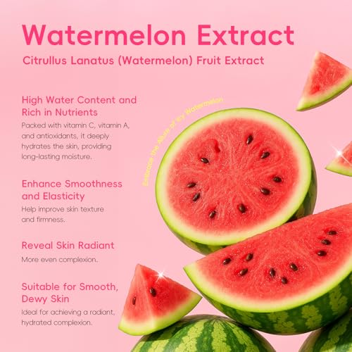 Watermelon Eye Cream with Niacinamide & Hyaluronic Acid - 0.71 oz | Revitalizes Tired Eyes