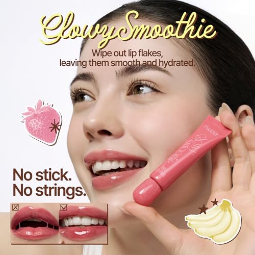 fwee Glowy Smoothie Tinted Lip Balm - Rose Boost, Hydrating, Sheer Tint, Long Lasting, 9.5g