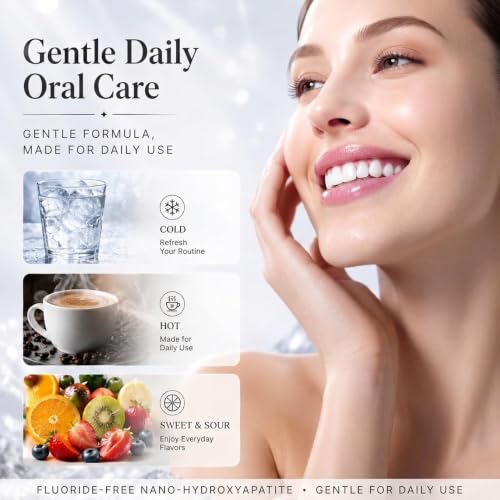 AINEW 10% Nano Hydroxyapatite Toothpaste 2 Pack for Sensitive Teeth - 4.23 Oz Each, Mint Flavor