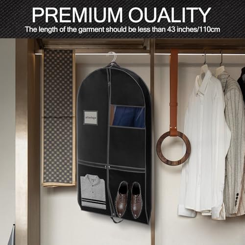 43" Travel Garment Bag - Waterproof Suit & Dress Storage