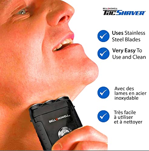 Bell+Howell TACSHAVER Regular Moustache & Beard Trimmer Seen On TV