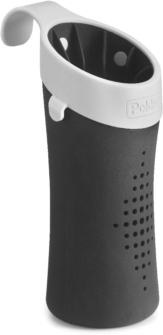 High-Heat Silicone Hot Sleeve Cover for Flat Iron & Curling Iron - Portable Travel Pouch | Black