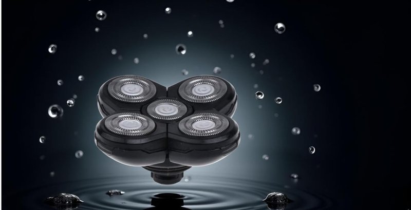 Head Shaver Replacement for 5 in 1 Electric Shaver Wet and Dry Waterprroof Electric Razor Universal Head Replacement Blades Compatible with 5 in 1 Shave Head Attachment Rotary Blades Cordless