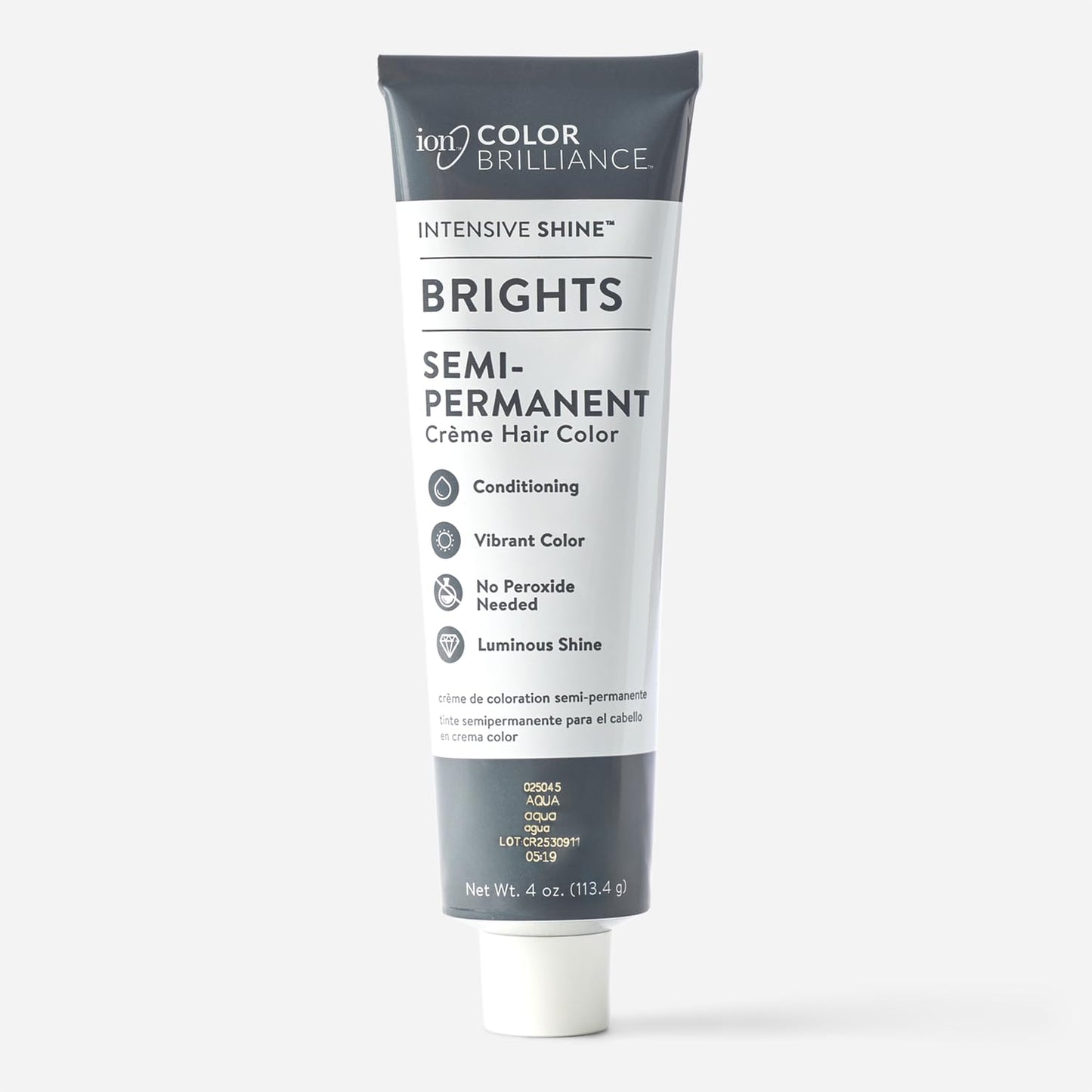 Brights Semi-Permanent Hair Color - Vibrant Aqua Shade for Bold Looks