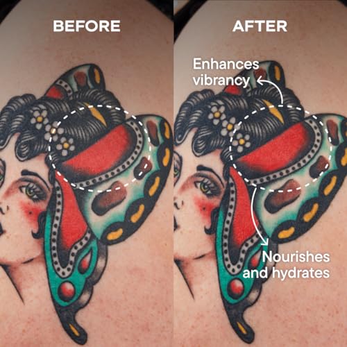 Harry's Tattoo Frost - Tattoo Aftercare Gel for Hydration and Vibrancy - Fragrance-Free, Petroleum-Free, and Non-Greasy - Contains Pro-Vitamin B5
