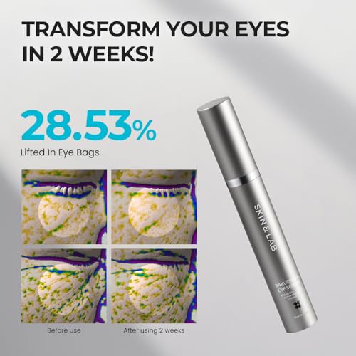 [SKIN&LAB] Bakuchiol Eye Serum Duo Set - Anti-Aging, Brightening, Hydrating Korean Eye Care