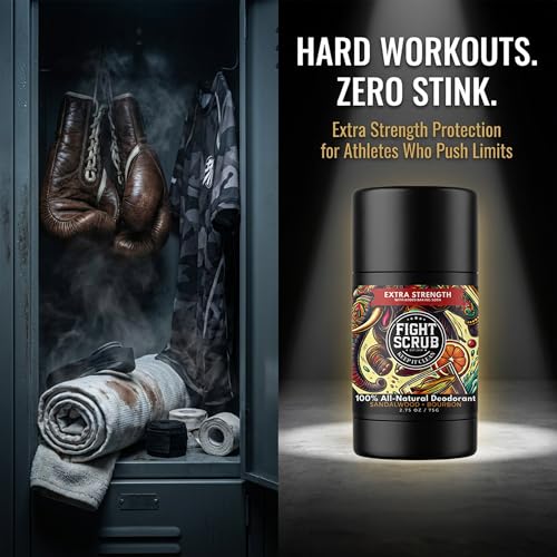 Fight Scrub Natural Deodorant – Aluminum-Free Sandalwood Bourbon