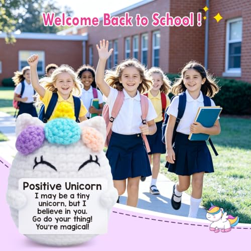 Crocheted Unicorn Keepsake Gift for Girls - Encouragement & Support