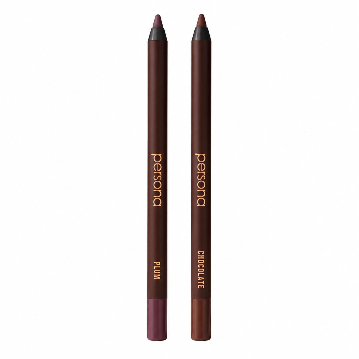 24HR Waterproof Eyeliner Pencil - Plum & Chocolate | Creamy, Smudgeable Formula for All-Day Wear | Vegan & Cruelty-Free