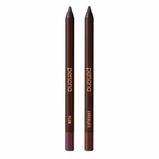 24HR Waterproof Eyeliner Pencil - Plum & Chocolate | Creamy, Smudgeable Formula for All-Day Wear | Vegan & Cruelty-Free
