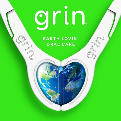 Grin Minty Floss Picks - 150 Count, Super Strong Dental Flossers