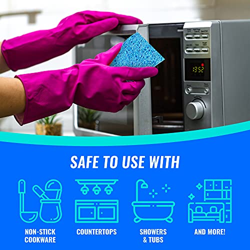 SCRUBIT Heavy Duty Non-Scratch Kitchen Sponges - 6 Count