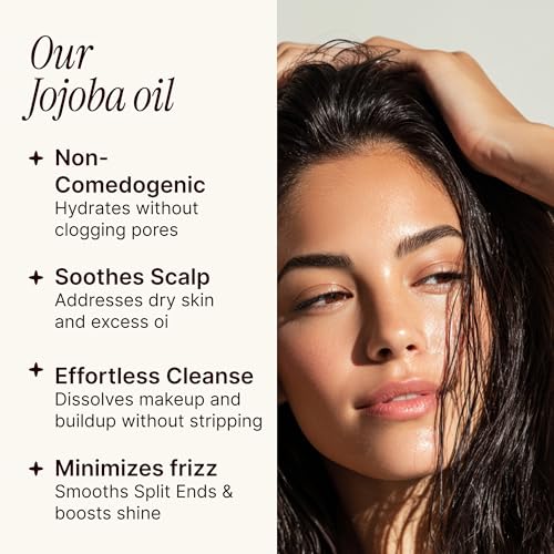 SoulSation 6oz Pure Cold Pressed Jojoba Oil for Skin, Hair, Face & Body – Vegan, Non-GMO, Cruelty-Free Moisturizer