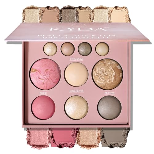 KYDA Best of the Baked Makeup Palette for Mature Skin - 10 Colors