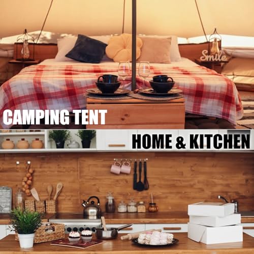 Magnetic Camping Hooks - 4 Pack, Quick Release Clip Hanger