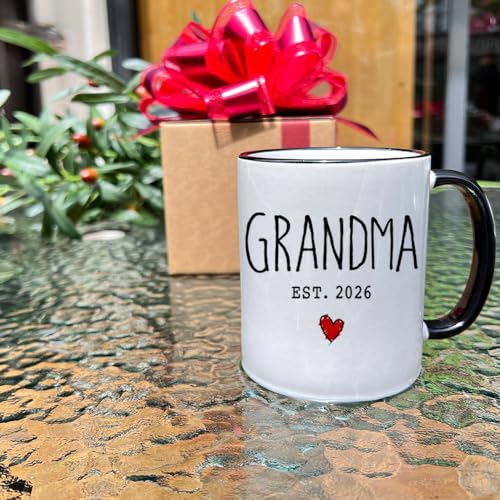 Promoted To Grandparents Mug - Gift for Grandma & Grandpa 2026
