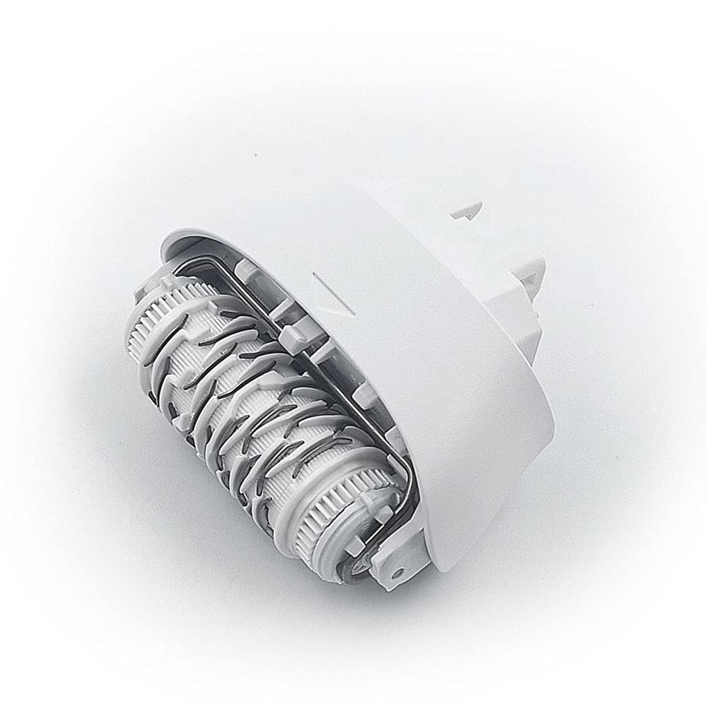 Replacement Epilator Shaver Head 67030799 Compatible with Braun Silk-epil Series 7, Silk-epil 5 and Series 9, White