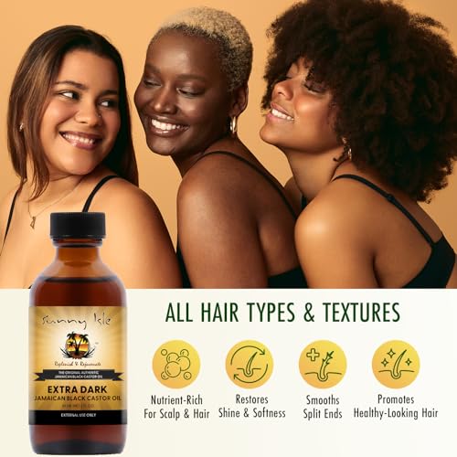 Sunny Isle Extra Dark Jamaican Black Castor Oil 2oz - Hair Growth & Moisture