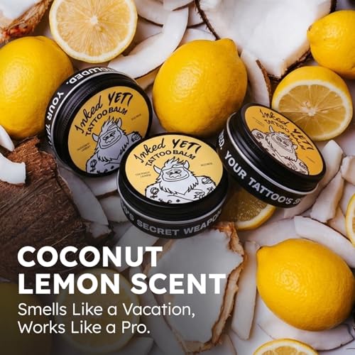 Inked Yeti Vegan Tattoo Balm & Aftercare Moisturizer - 3 oz