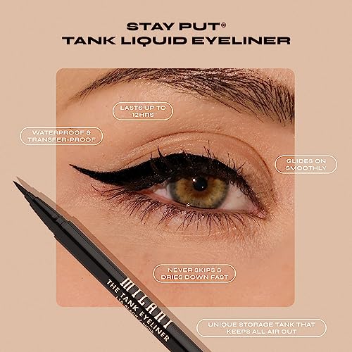 Milani The Tank Liquid Eyeliner - Waterproof, Smudgeproof, 12 Hour Wear