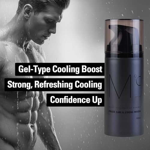 Mdoc Men's Intimate Wash, Cooling Gel Cleanser for Daily Hygiene