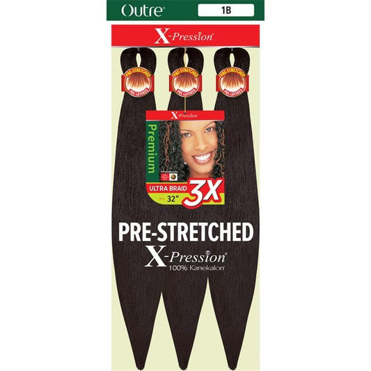 Sun Taiyang Pre-Stretched ULTRA BRAID 3X Kanekalon Synthetic Hair Extensions 32''