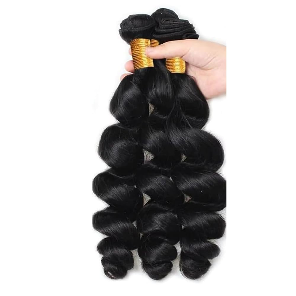 Human Hair Bundles Loose Body Wave Bundle 26 28 30 Inch 150g Black Natural Color Brazilian Virgin Hair 3 Bundles Loose Wave Hair Extensions