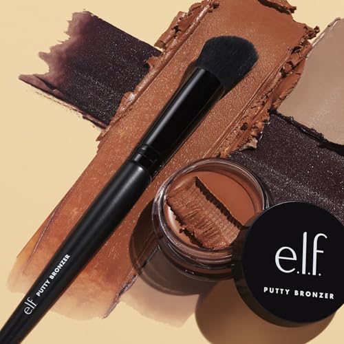 e.l.f. Angled Putty Bronzer Brush for Contouring & Highlighting