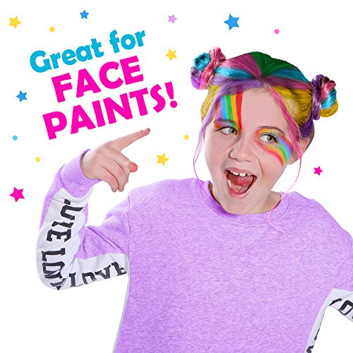 Original Stationery 10-Pack Washable Temporary Hair Chalk Pens for Kids