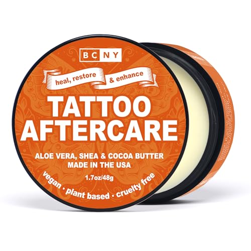 Body Candy Unscented Tattoo Balm - 1.7 Ounce Natural Aftercare