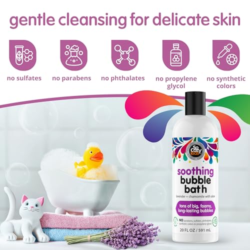 SoCozy Soothing Bubble Bath for Kids, Lavender & Chamomile, 20 FL OZ