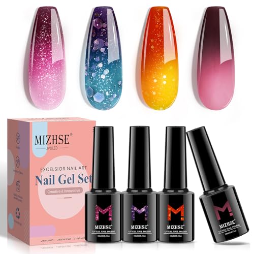 MIZHSE Color Changing Gel Nail Polish 10ML - Mood & Temperature Reactive