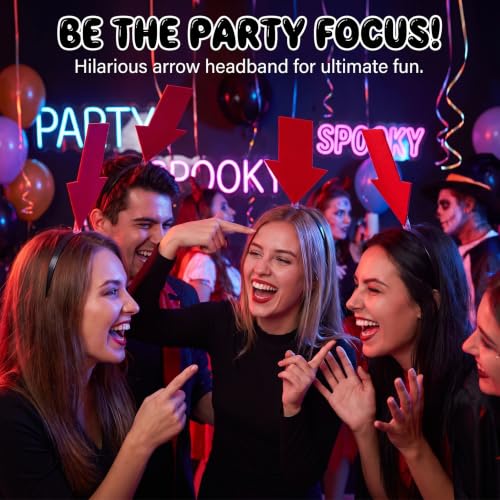 Veemoon 6Pcs Arrow Headbands for Party & Festival Fun
