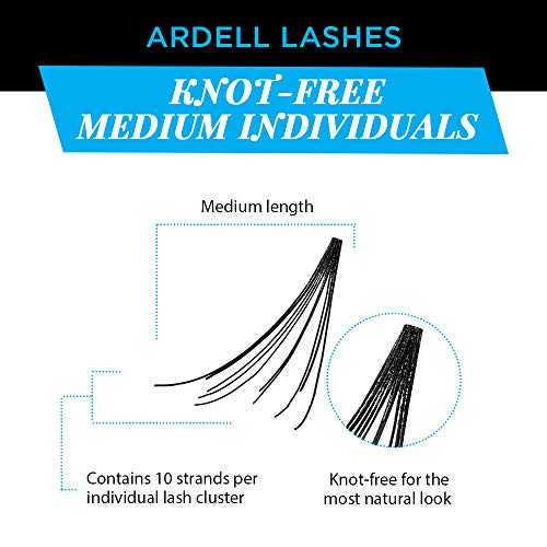 Ardell Medium Black Individual False Eyelashes - 4 Pack