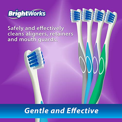 BrightWorks Aligner Brush 3-Pack for Retainers & Mouthguards