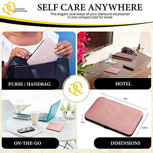 Manicure & Pedicure Nail Care Set with Toenail Clippers for Thick Nails