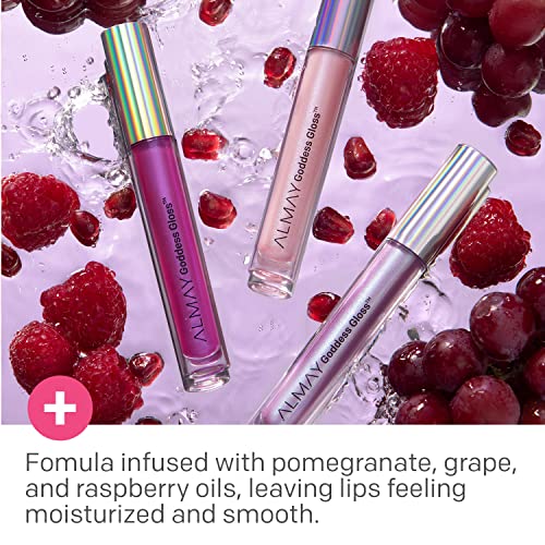 Almay Goddess Gloss Holographic Lip Gloss, Flame, 2-Pack