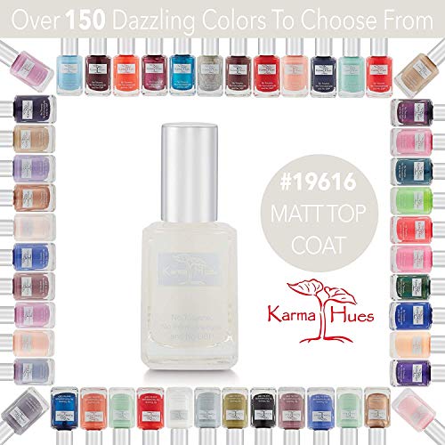 Karma Organic High Gloss Matte Top Coat - Fast Dry, Nontoxic