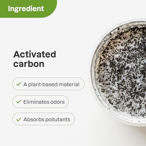 ATTITUDE Bio Absorbent Air Purifier - Activated Carbon, Lemon Scent, 8oz