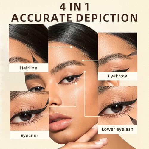 Noerrors Waterproof Lower Eyelash Eyeliner Set - Black & Brown