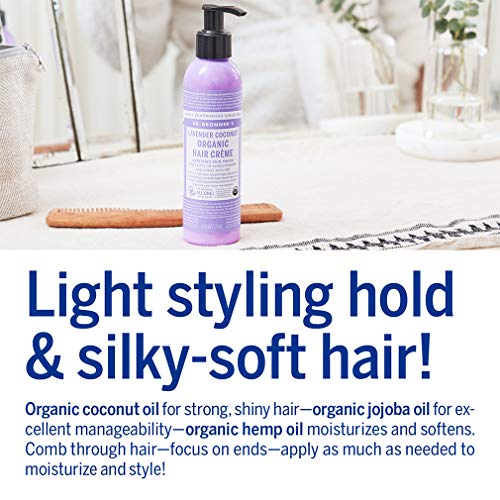 Dr. Bronner's Organic Leave-In Conditioner Cream - Anti Frizz, 6oz