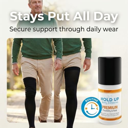 Hold Up Body Adhesive Skin Glue Roller - Sweat-Resistant Clothing Tape