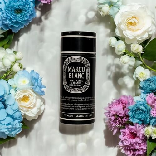 Marco Blanc Organic Zero Waste Probiotic Deodorant for Sensitive Skin - Aluminum-Free & Vegan