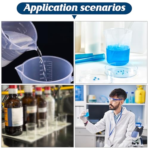 100ml Plastic Measuring Cups Set of 15 for Liquid Measurement