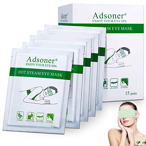 Adsoner Lavender Steam Eye Mask - Self-Heating Eye SPA for Dry Eye Relief